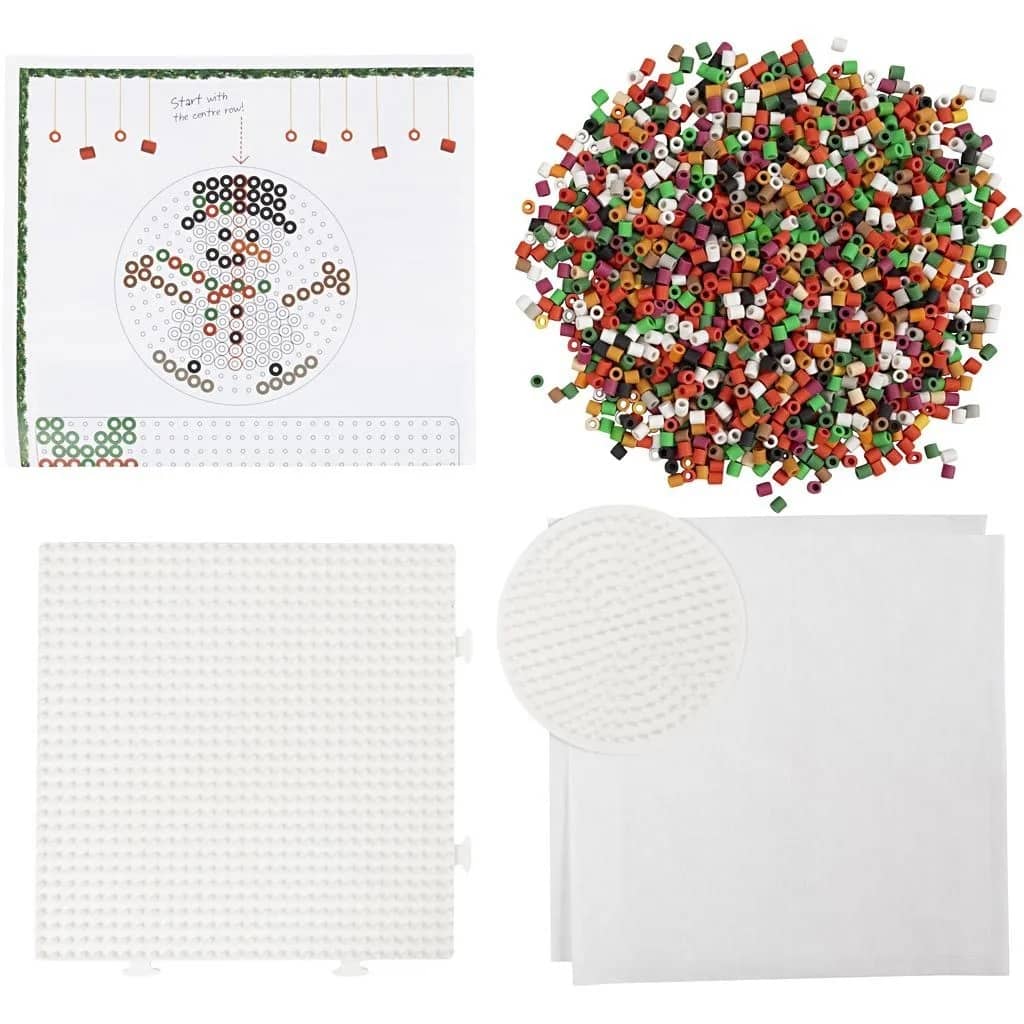 Inhoud knutselpakket kerstdecoraties maken