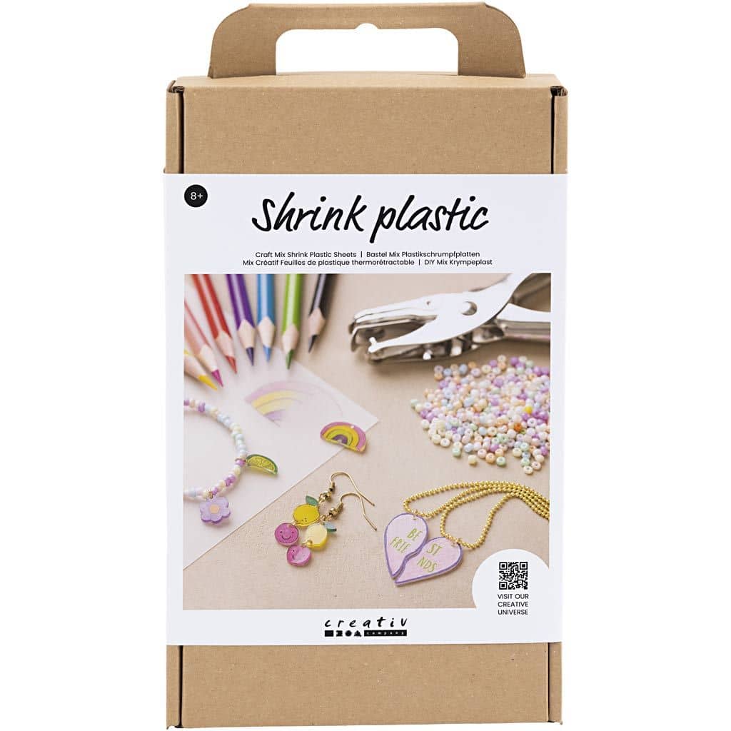 knutselpakket sieraden maken met krimpfolie
