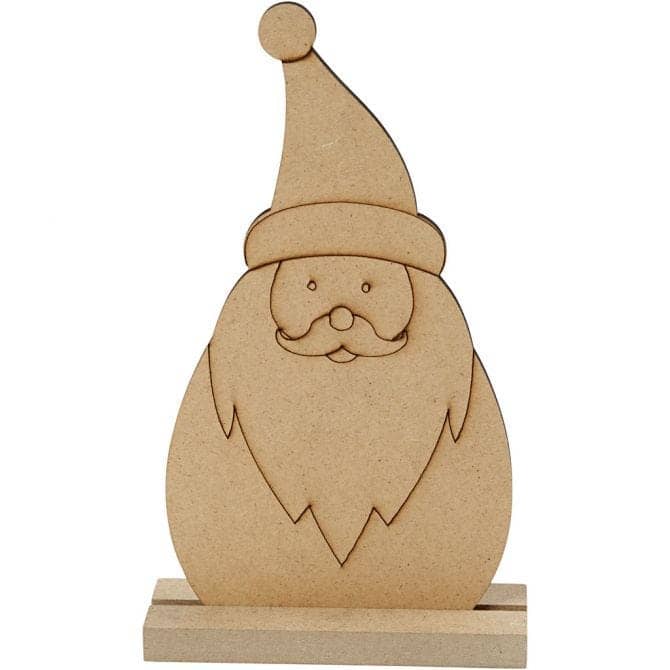 Kerstman op standaard - Knutselen met Kinderen