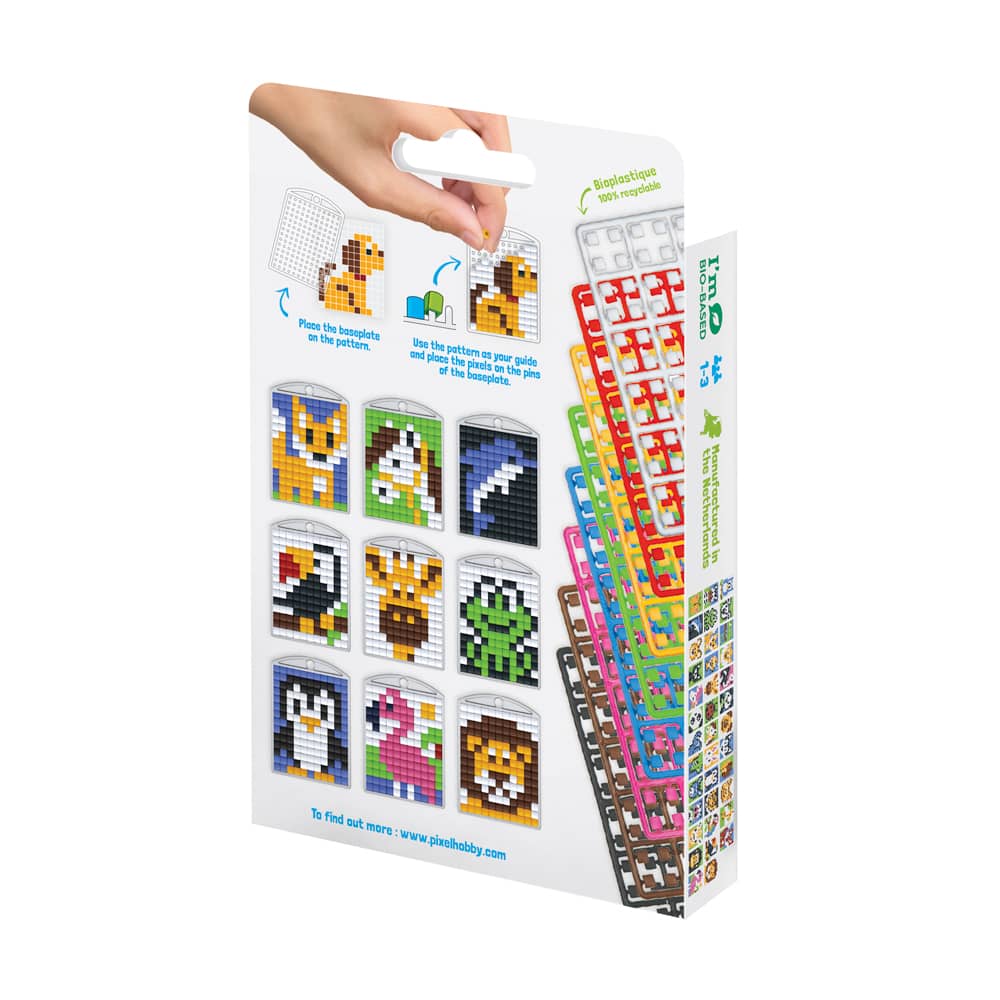 Pixelhobby sleutelhangers Dieren - voorbeeden