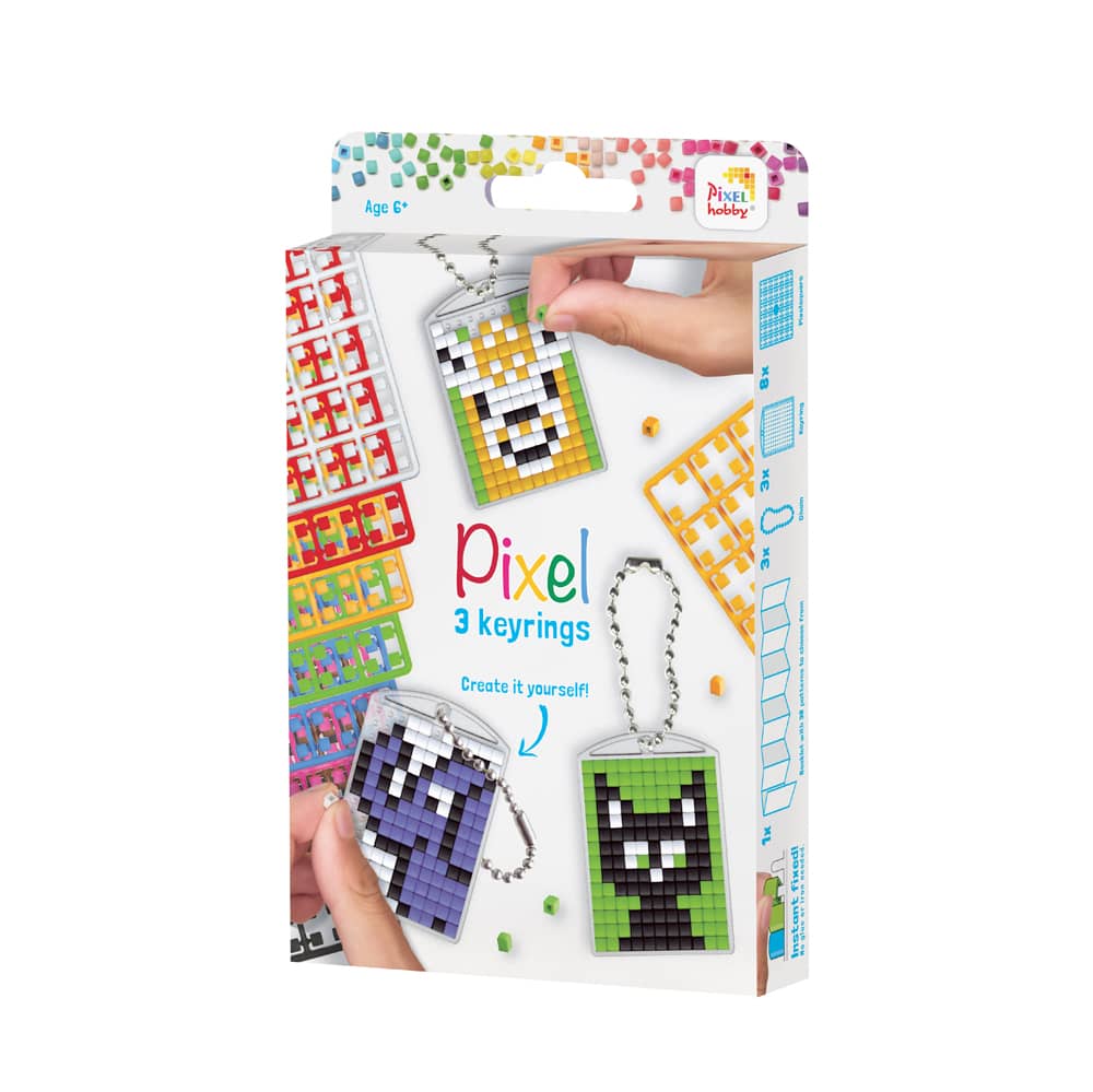 Pixelhobby Sleutelhangers Dieren