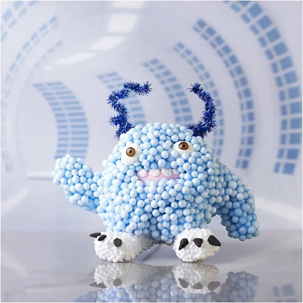 Grappig bol Monstertje van Foam Clay Large
