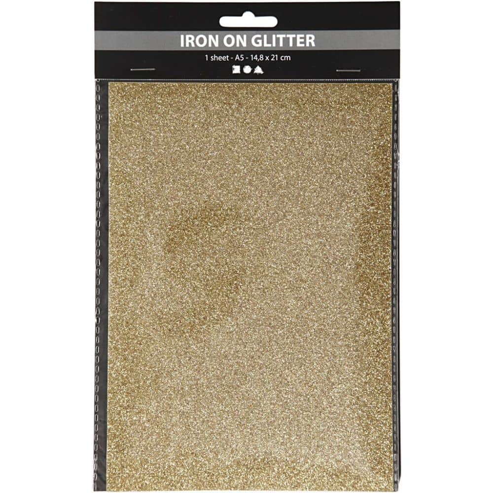 Opstrijkfolie Goud litter