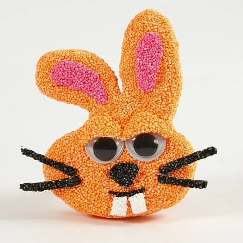 Paashaasjes knutselen met Foam Clay