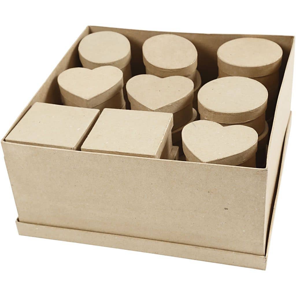 Papier-maché dozen voor knutselactiviteiten met kinderen