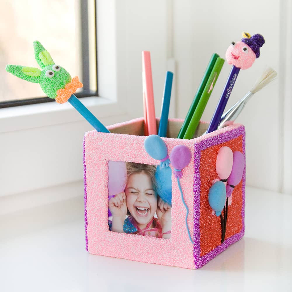 Pennenbakjes knutselen Foam Clay