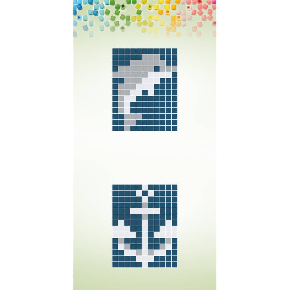 Patronen Pixelhobby Sleutelhanger Dolfijn