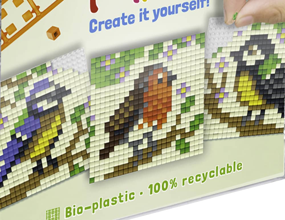 Pixelhobby Kubus thema Vogels - Pixelen met Kinderen vanaf 6 jaar