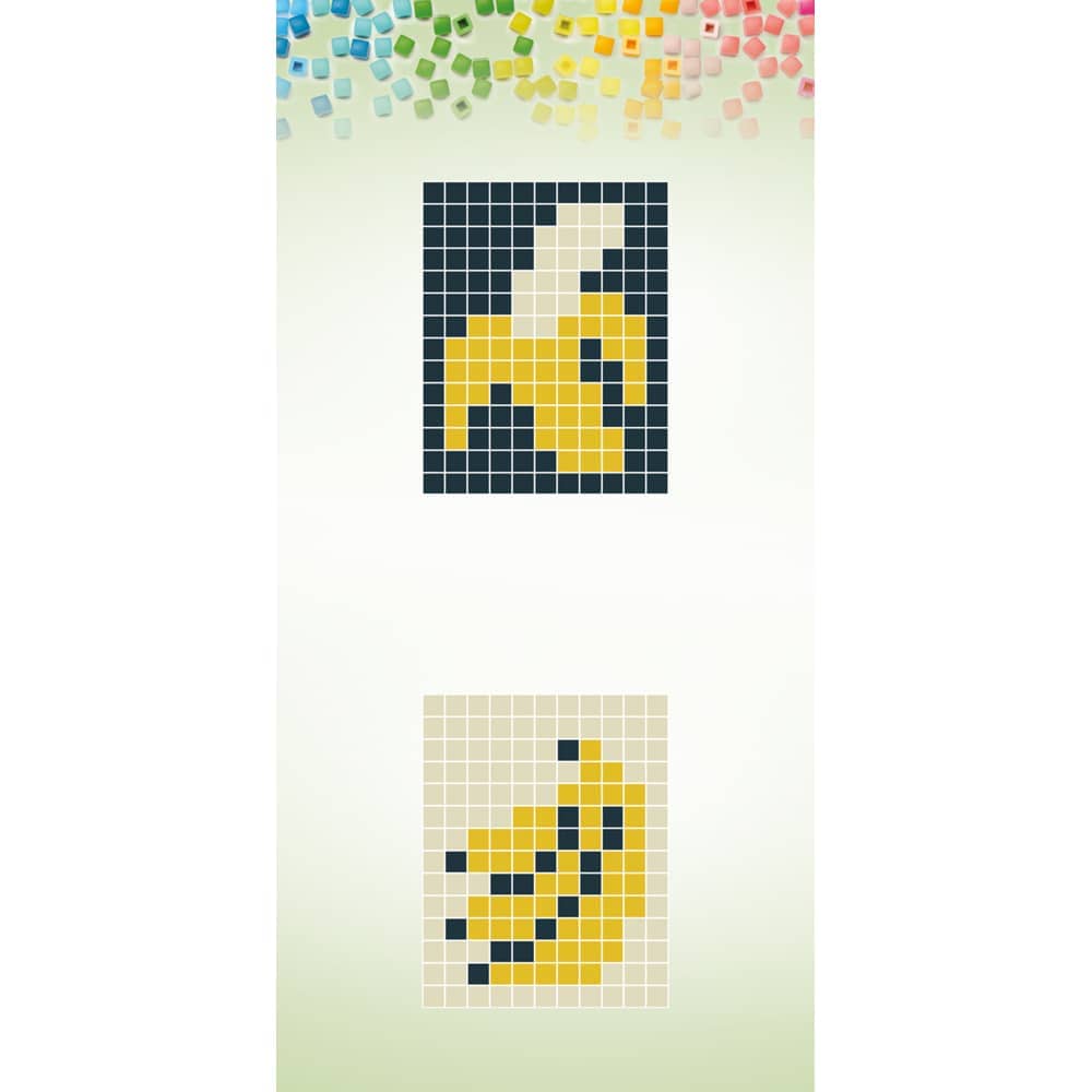 Pixelhobby Sleutelhanger Bananen