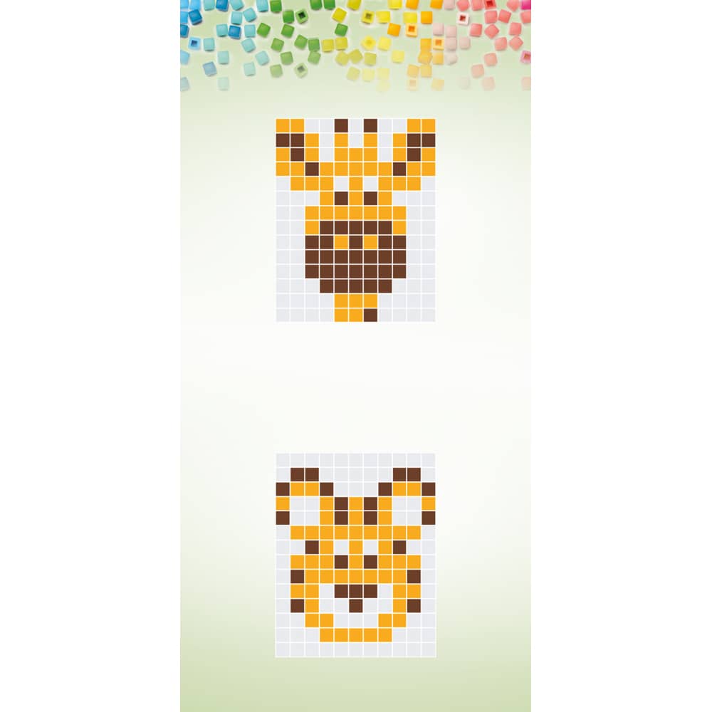 Pixelhobby Sleutelhanger Patroon Giraf