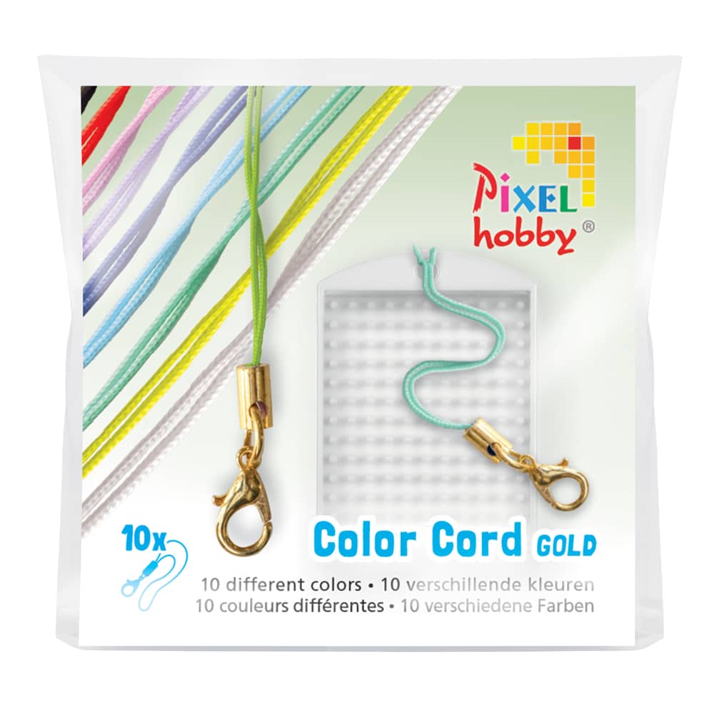 Pixelhobby koordjes voor sleutelhangers