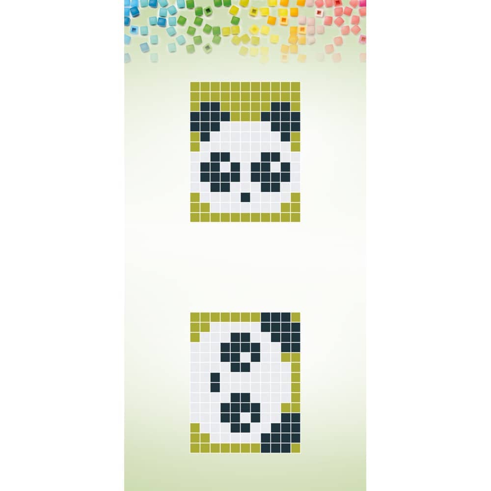 Patronen Pixelhobby Sleutelhanger Panda