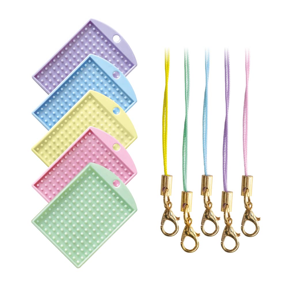 Pixelhobby Sleutelhangers in pastel kleuren