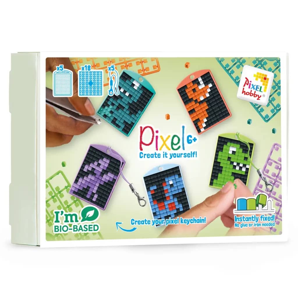 Pixelhobby Themabox in het thema Dinosaurussen