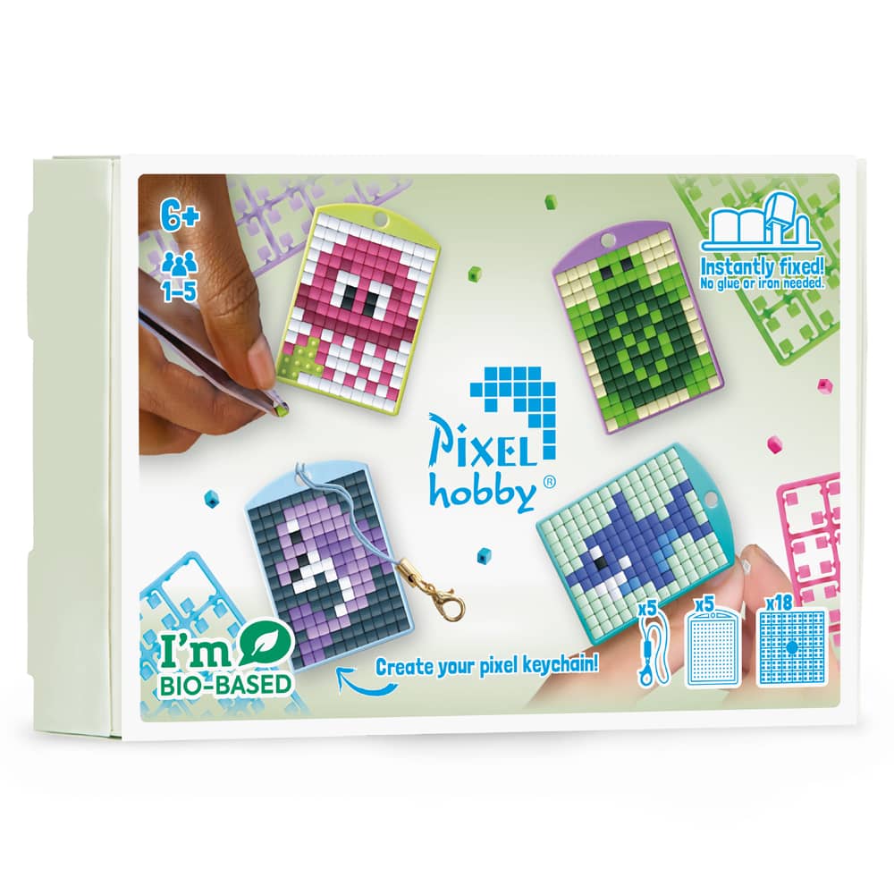 Pixelhobby Sleutelhangers maken - Zeedieren