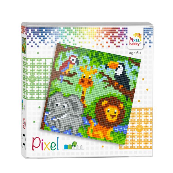 Pixelhobby set Dierenrijk met Classic pixels