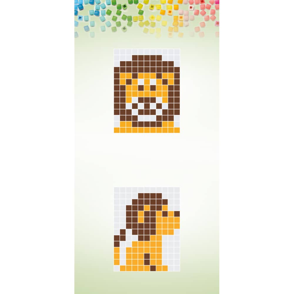 Patroon Pixelhobby Sleutelhanger Leeuw