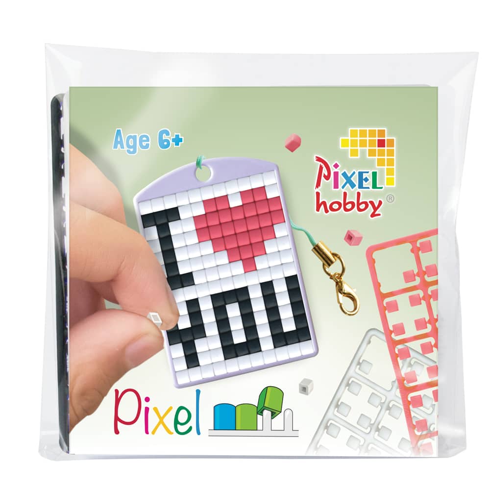 Pixelhobby Sleutelhanger 'I Love You'