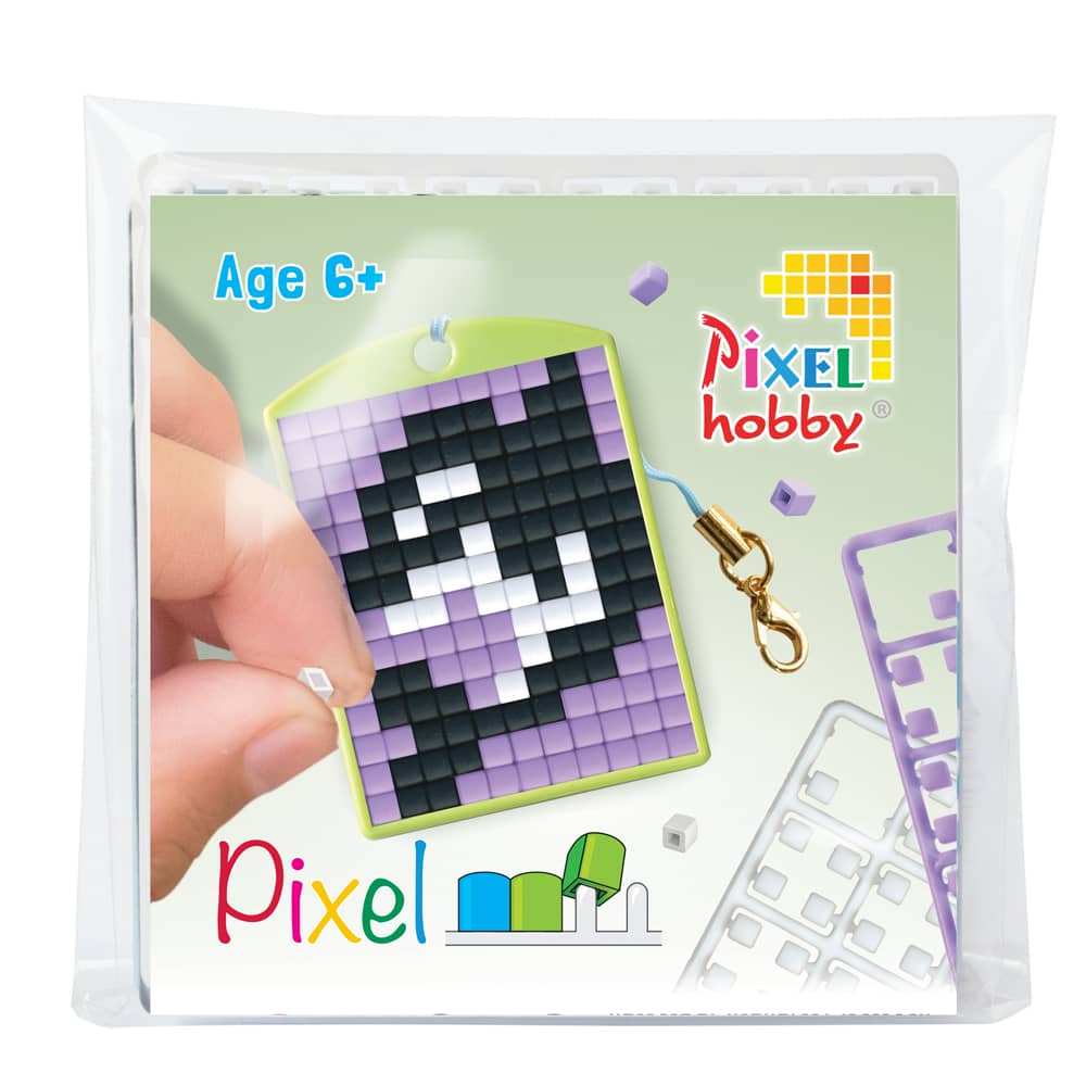 Pixelhobby sleutelhanger maken - Orka of Walvis