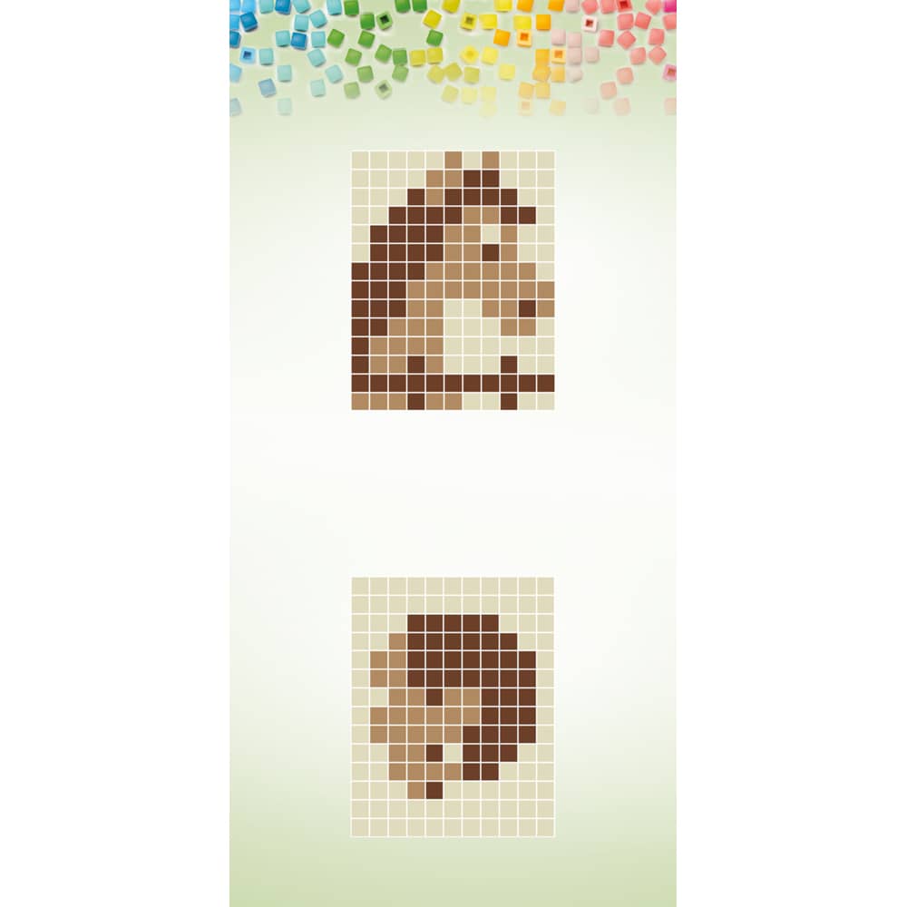 Patronen Pixelhobby Sleutelhangers Paard en Egel