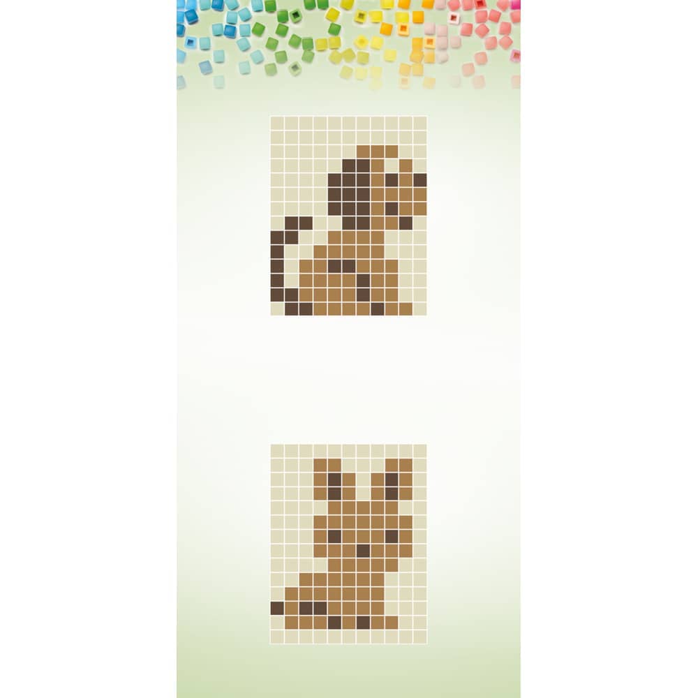 Pixelhobby Sleutelhanger patroon Hondje of Konijn