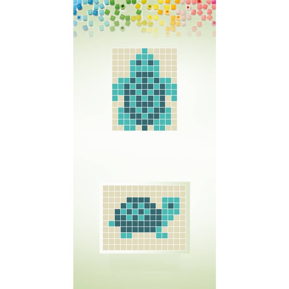 Patronen Pixelhobby Sleutelhanger Schildpad