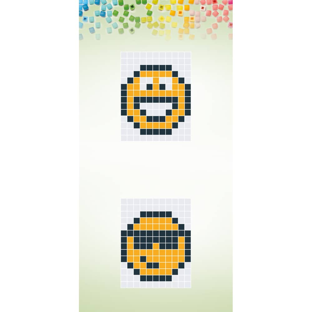 Patronen Pixelhobby Sleutelhanger maken - Smiley