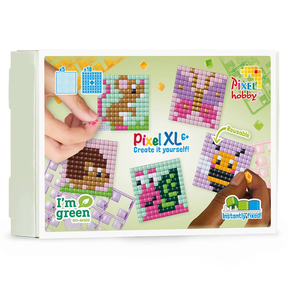 XL pixelen thema box Dieren