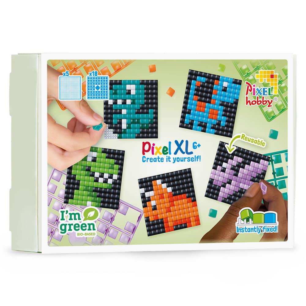 Pixelhobby XL thema box dinosaurussen