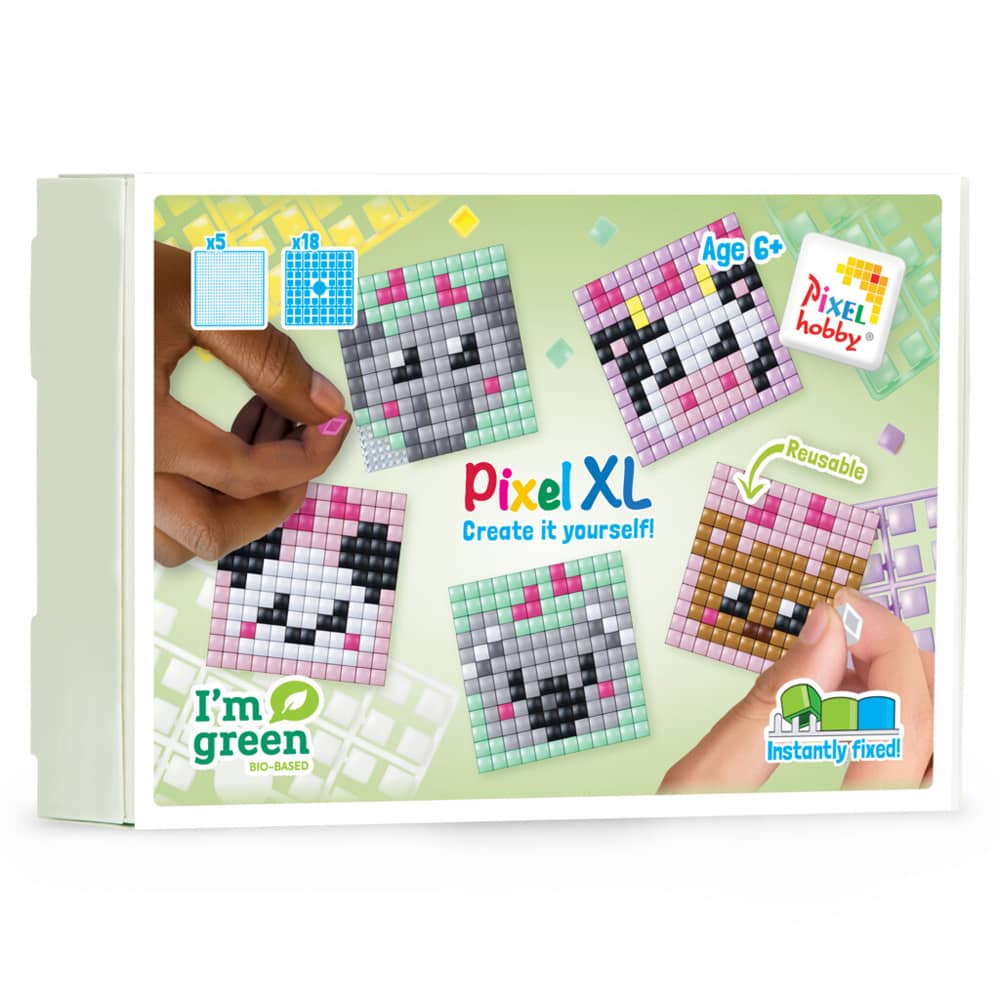 Pixelhobby XL Thema Box Kawaii Wilde Dieren