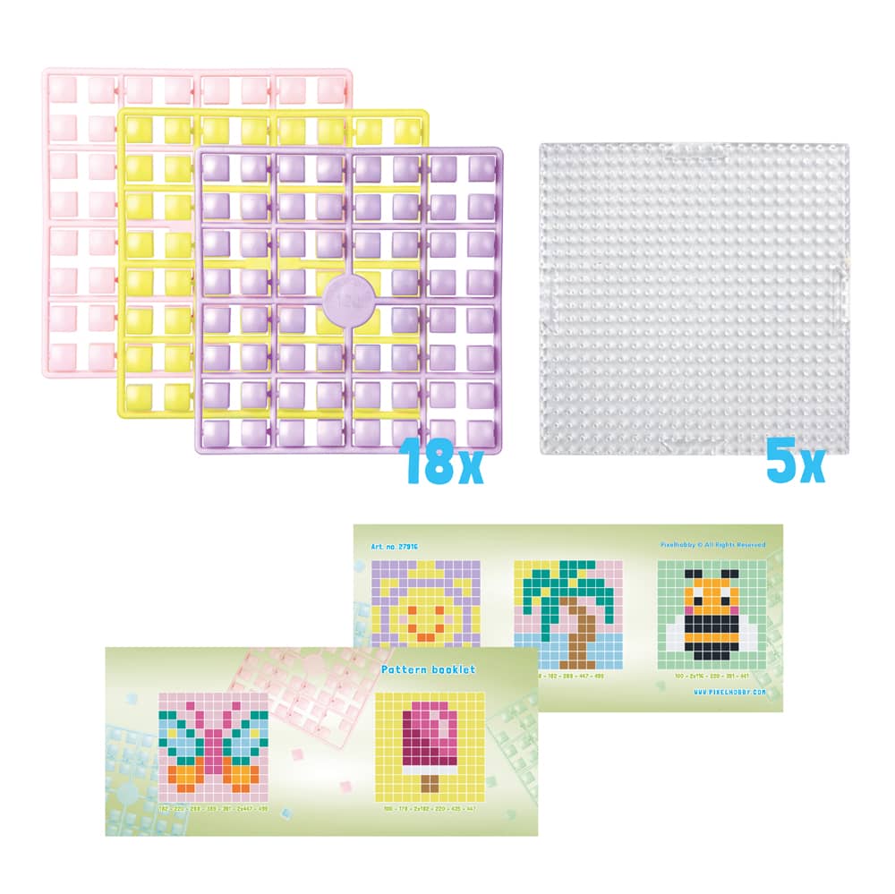 Inhoud Pixelhobby XL Themabox Zomer