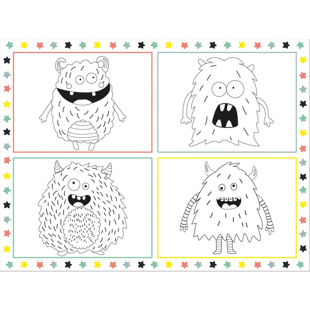 Placemat om in te kleuren