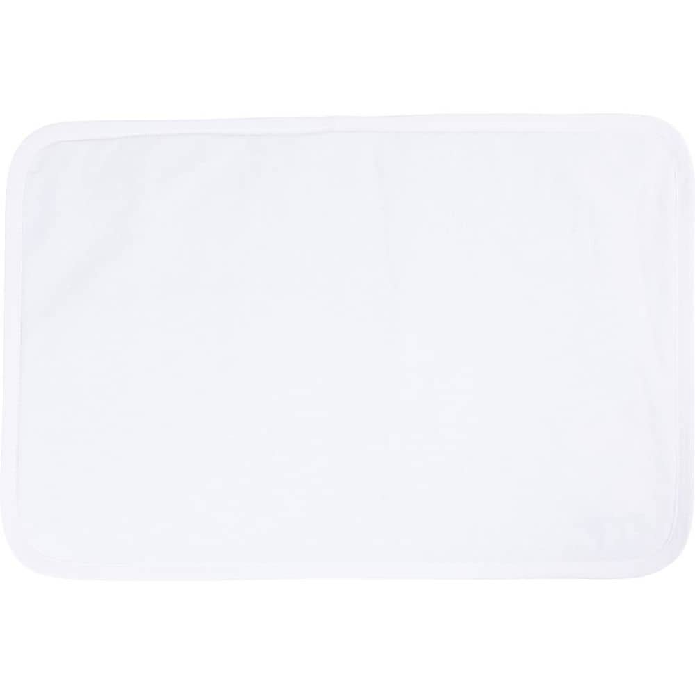 Wit, katoenen placemat - knutselen met textielstiften