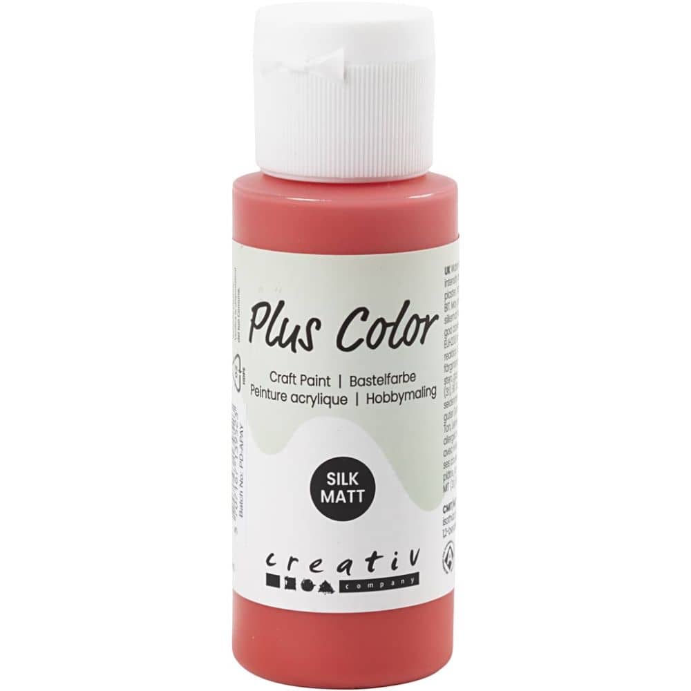 Flesje Plus Color Hobbyverf kleur rood