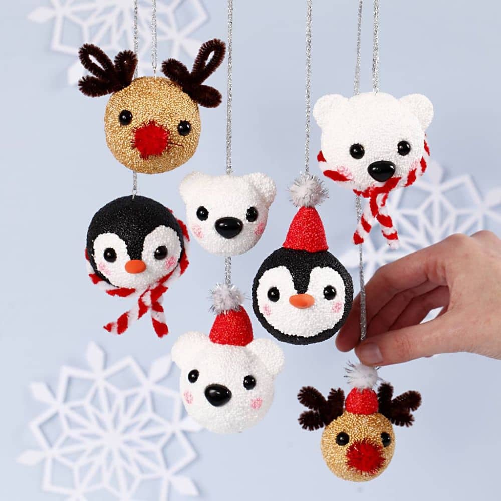 Foam Clay Knutselpakket Pooldier Kerstballen
