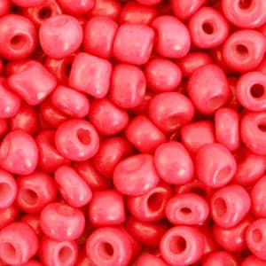 Rocaille kralen rood 4 mm