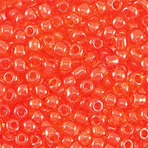 Rocaille kralen 3 mm in kleur rood 
