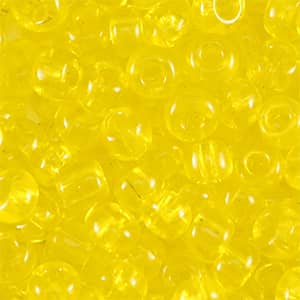 Rocaille kralen 4 mm kleur geel