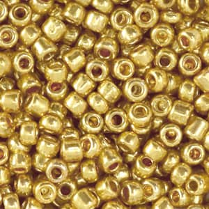 Rocaille kralen 3 mm goud