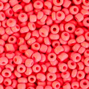 Rocaille neon rood 3 mm