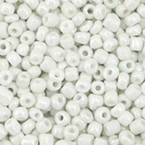 Rocaille kralen pearl white 3 mm