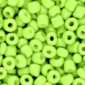 Rocaille kralen appeltjes groen 4 mm