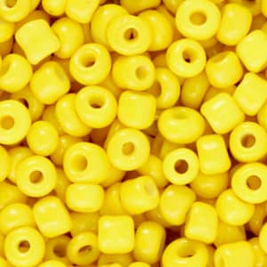 Rocaille kralen 4 mm kleur geel