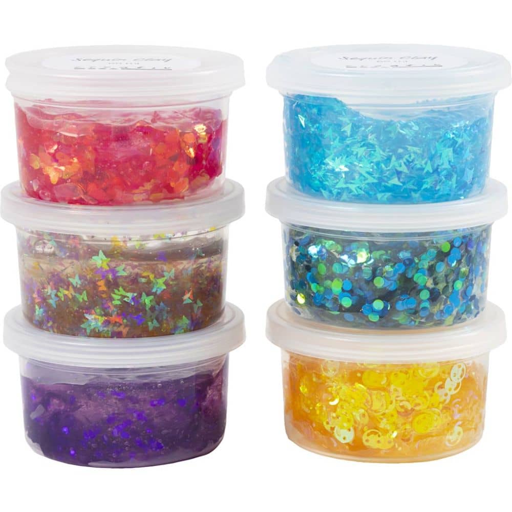Sequin Glitter Clay