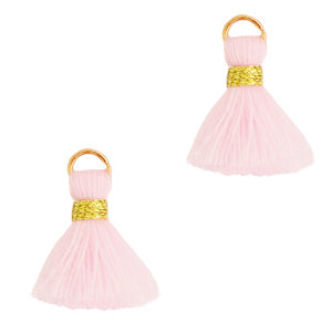Sieraden Kwastjes 1,5 cm | 5 st | Keuze uit 3 kleuren