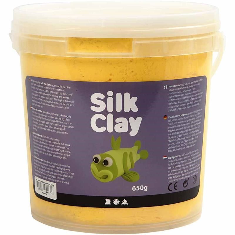 Silk Klei kleur geel 