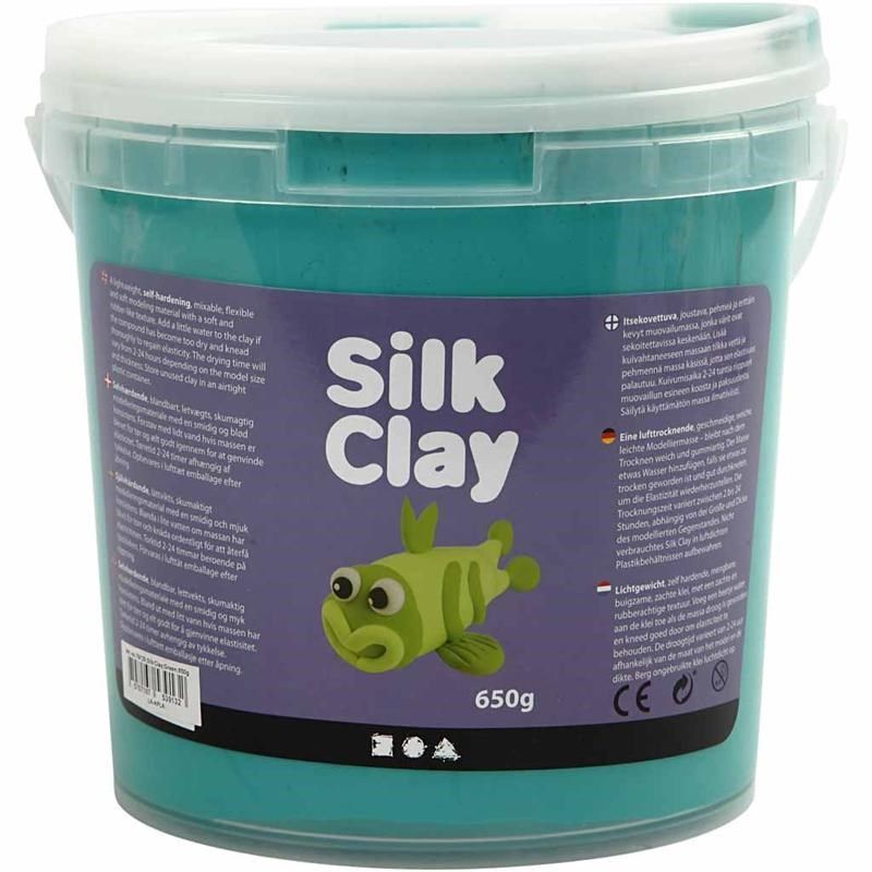 Silk klei- kleur groen