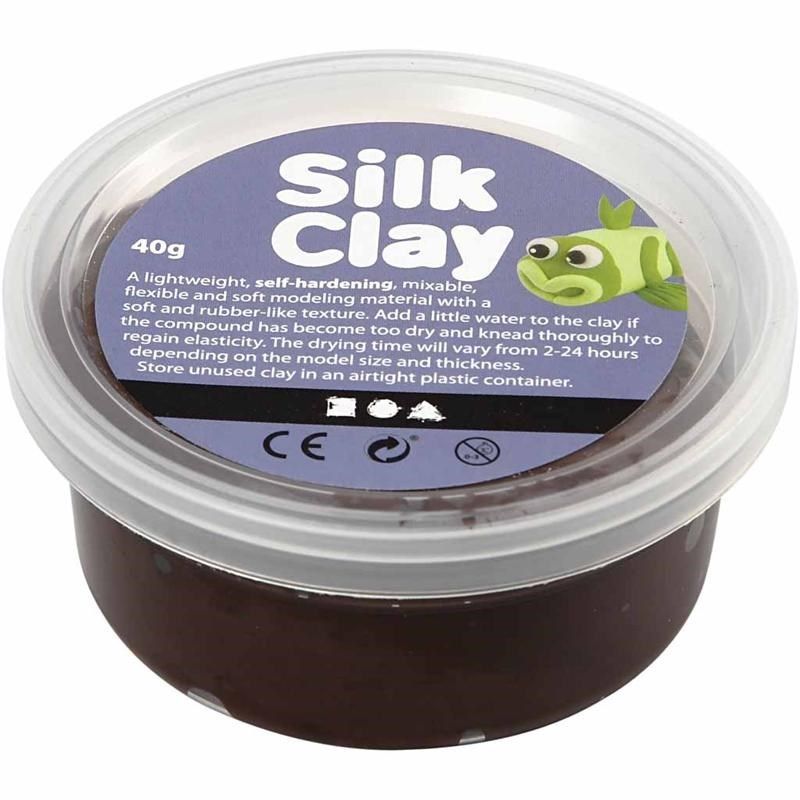 Silk Clay Knutselklei - bruin