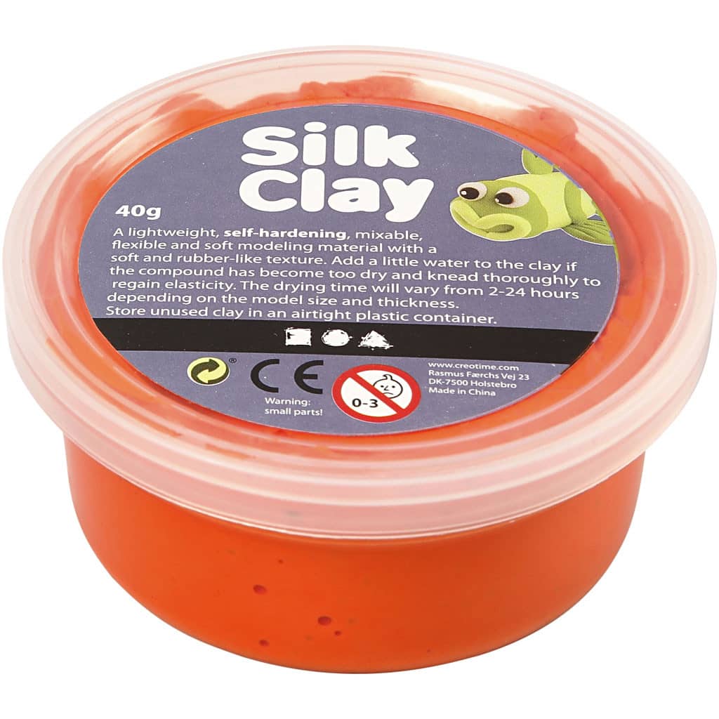 Silk Clay Knutselklei - Oranje