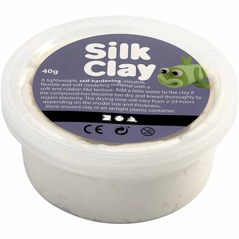 Silk Clay boetseerklei - wit
